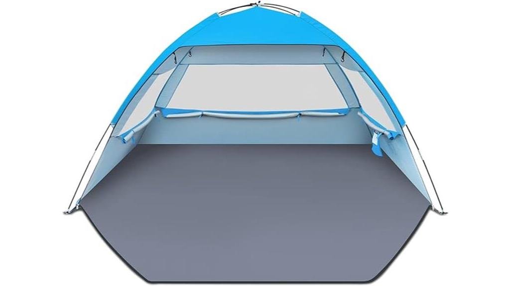 sun protection beach tent
