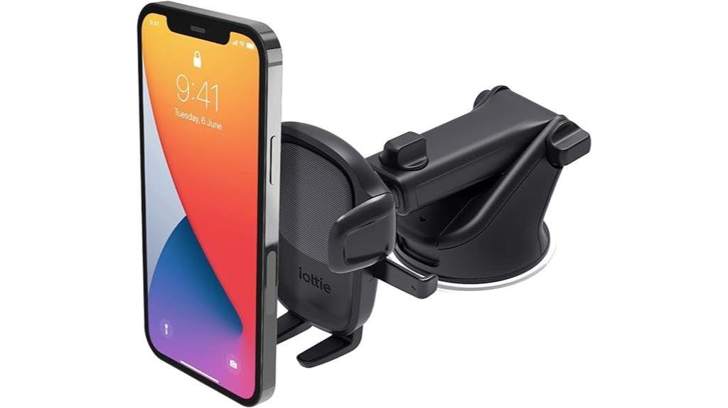 secure phone mount design