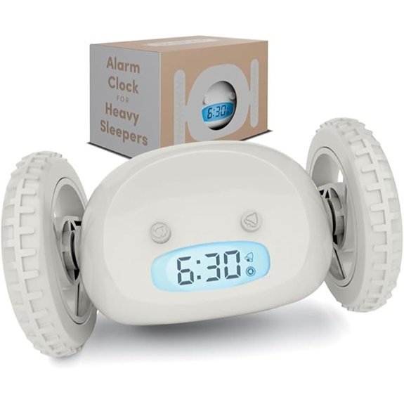 CLOCKY Extra Loud Alarm Clock with Bed Shaker