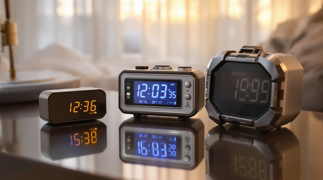 clear long lasting versatile alarms