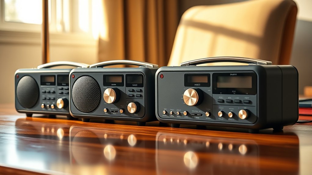 compact bluetooth portable radios