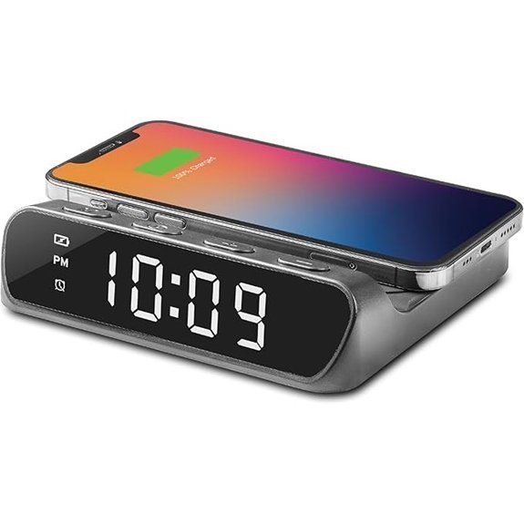 iHome Wireless Charger with Alarm Clock (iW14)