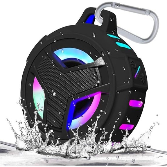 EBODA Bluetooth Shower Speaker IP67 2000mAh Black