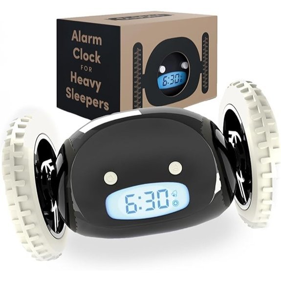 CLOCKY Extra Loud Alarm Clock with Bed Shaker