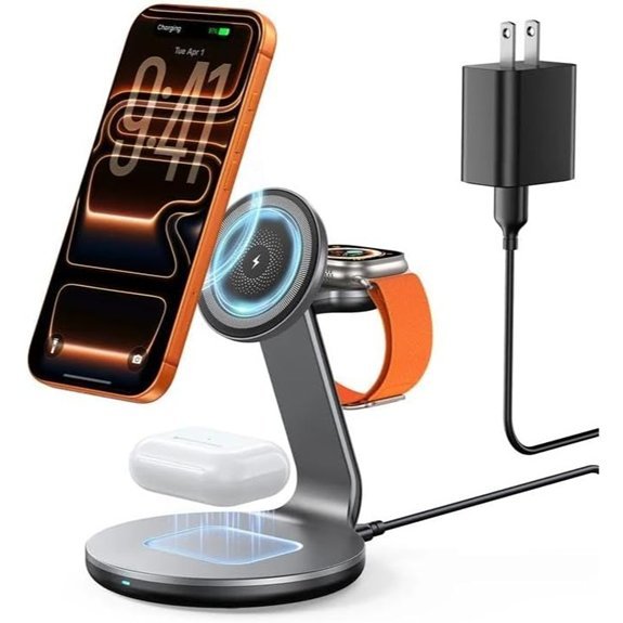 3-in-1 MagSafe Charger for iPhone AirPods iWatch