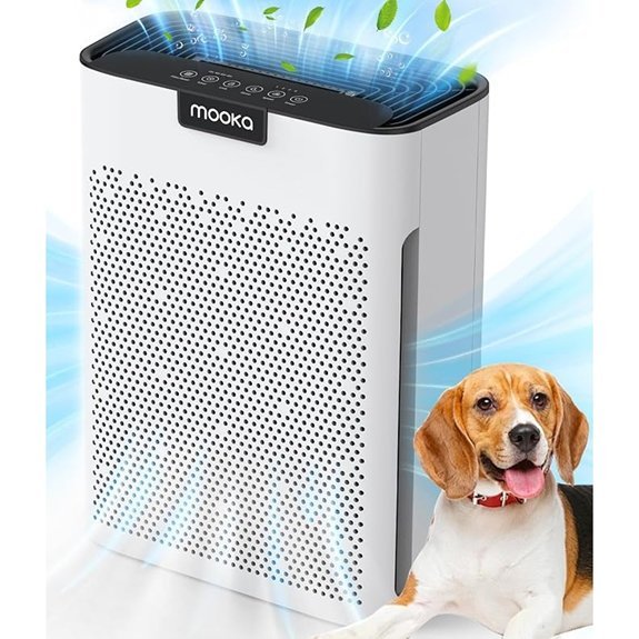 MOOKA H13 HEPA Pet Air Purifier KJ190L White