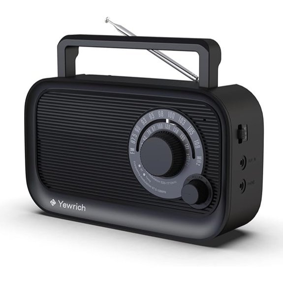 AM/FM Radio with Bluetooth Speaker Portable