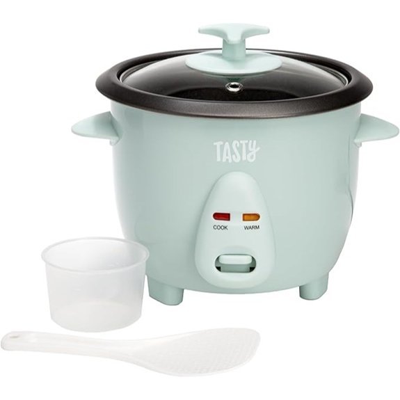 Tasty Mini Rice Cooker with Removable Bowl