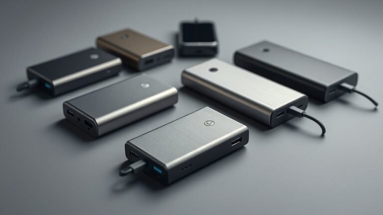 portable power banks with cables