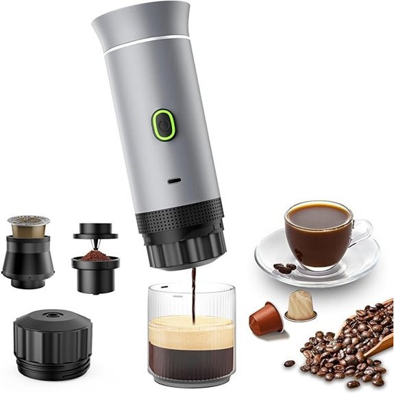 Portable USB-C 3-in-1 Espresso Maker for Travel