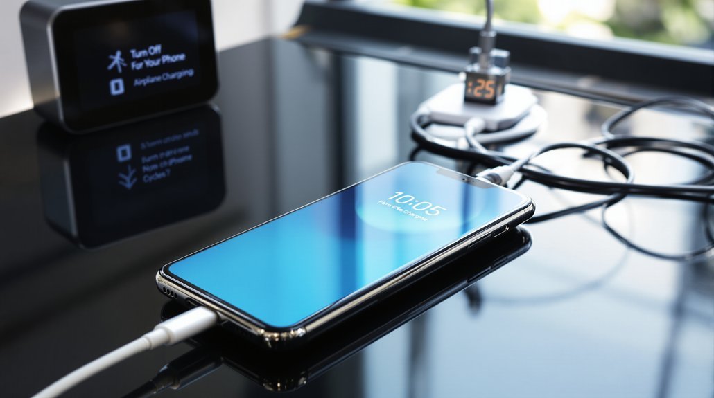 turn off or airplane mode