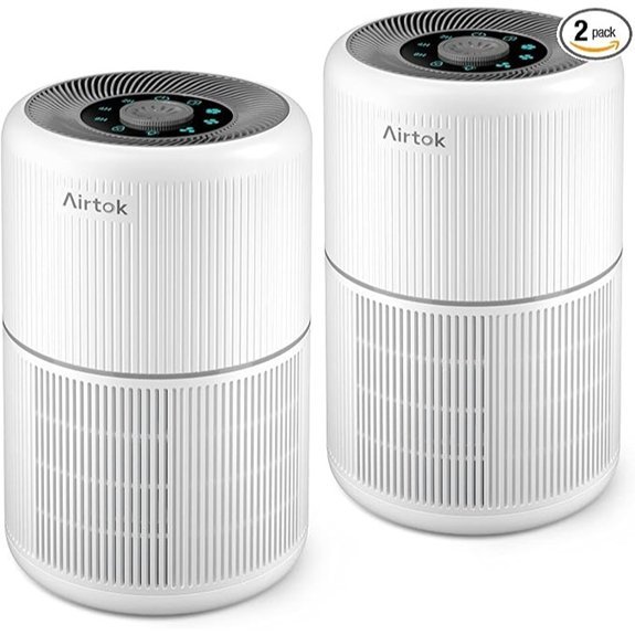 2 Pack Air Purifier with H13 True HEPA