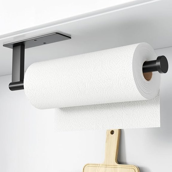 Under-Cabinet Stainless Steel Paper Towel Holder