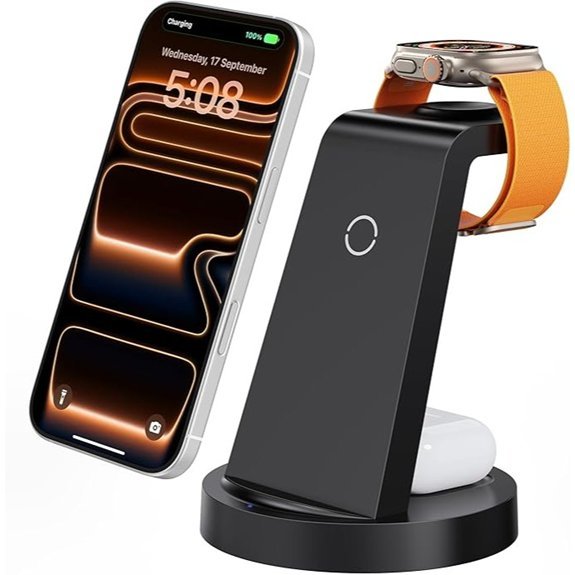 Anlmz 3-in-1 iPhone Watch and AirPods Charger