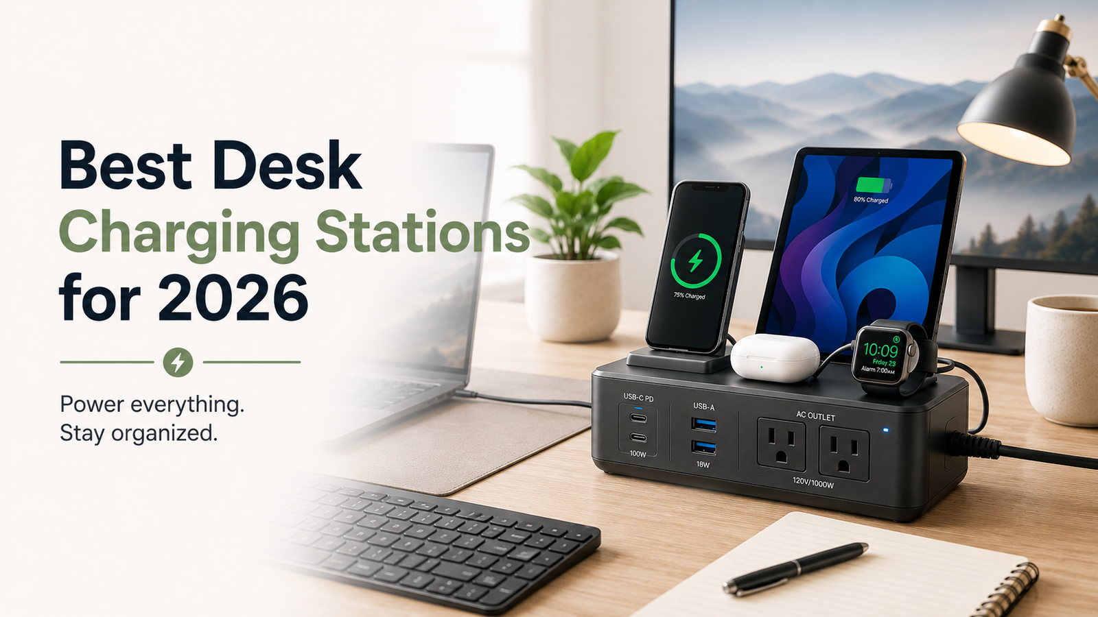 Desk Charging Stations That Keep Your Workspace Clean and Organized
