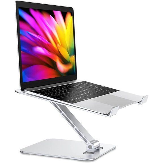 Foldable Laptop Stand Height Adjustable Ergonomic Aluminum