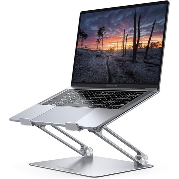 Lamicall Adjustable Aluminum Laptop Stand 10-17.3'' Silver