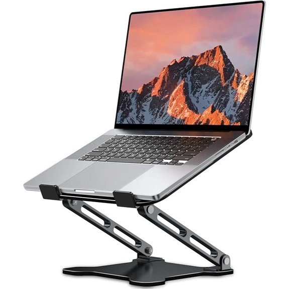 Adjustable Metal Laptop Stand for Desk 10-15.6-Inch Laptops
