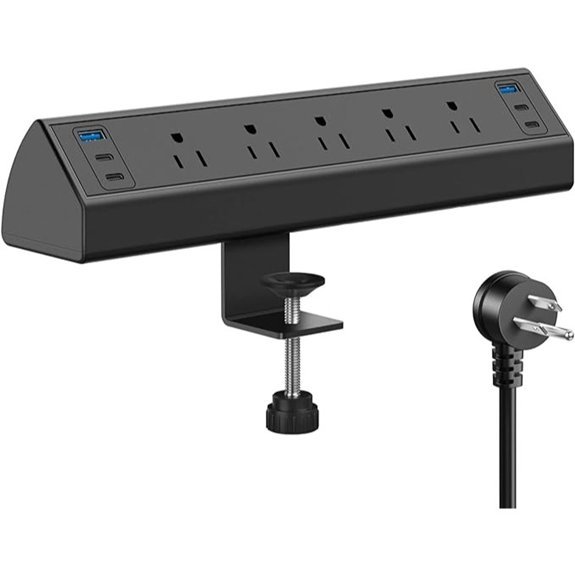 Jgstkcity Desk Clamp USB-C Power Strip