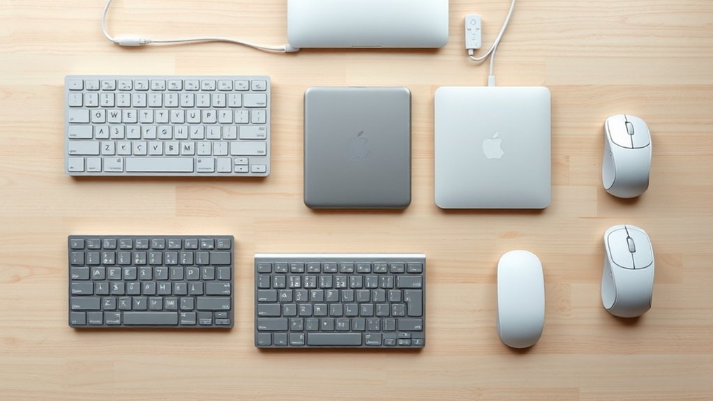 compact wireless keyboard and mouse