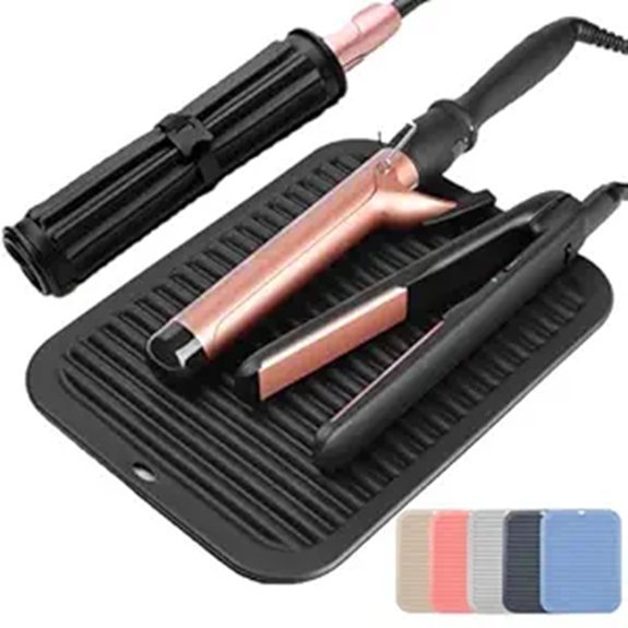 Large Silicone Heat-Resistant Mat for Hair Tools