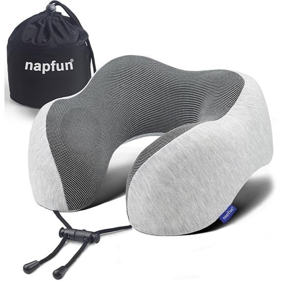 Napfun Travel Neck Pillow — Memory Foam