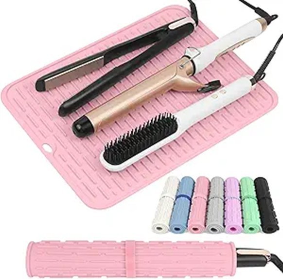 AMIJEAL Oversize Silicone Heat-Resistant Hair Tool Mat
