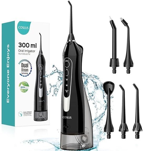 COSLUS Water Flosser Portable Cordless Irrigator