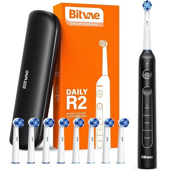 Bitvae R2 Rotating Electric Toothbrush with Case
