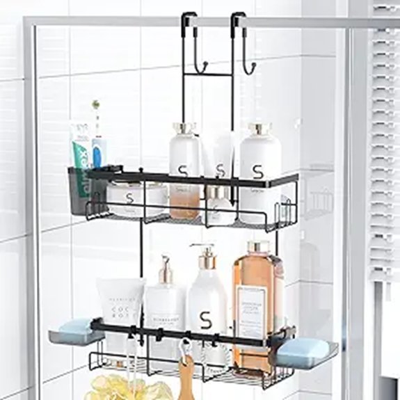 Over-the-Door Shower Caddy Rustproof Organizer