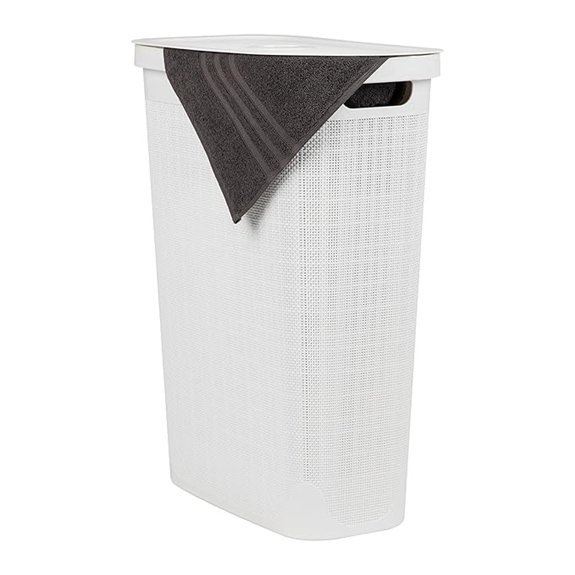 Mind Reader Slim Laundry Hamper with Lid 40L