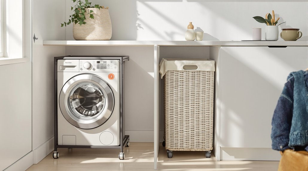 slim durable portable hamper