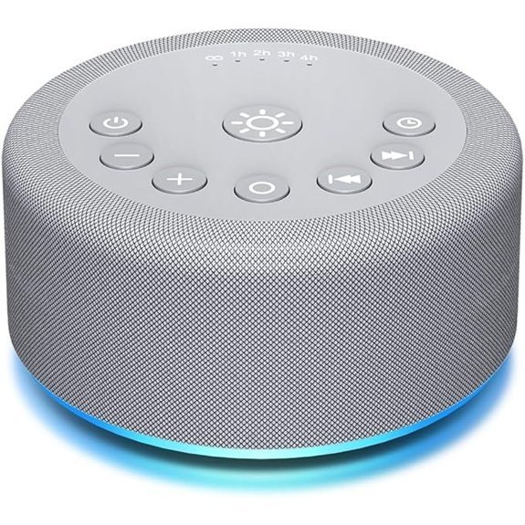 Sound Machine Night Light with White/Brown Noise