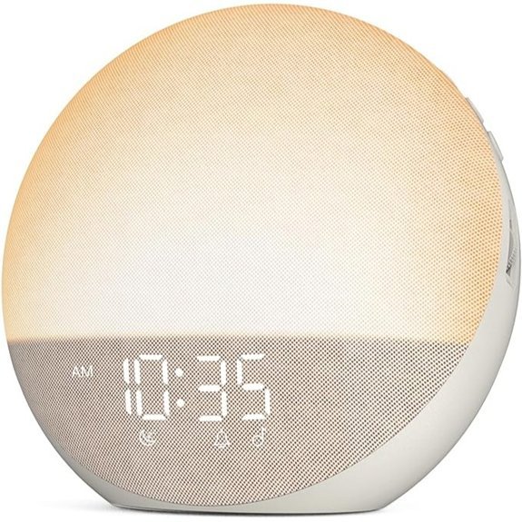 Sunrise Alarm Clock with White Noise Bluetooth