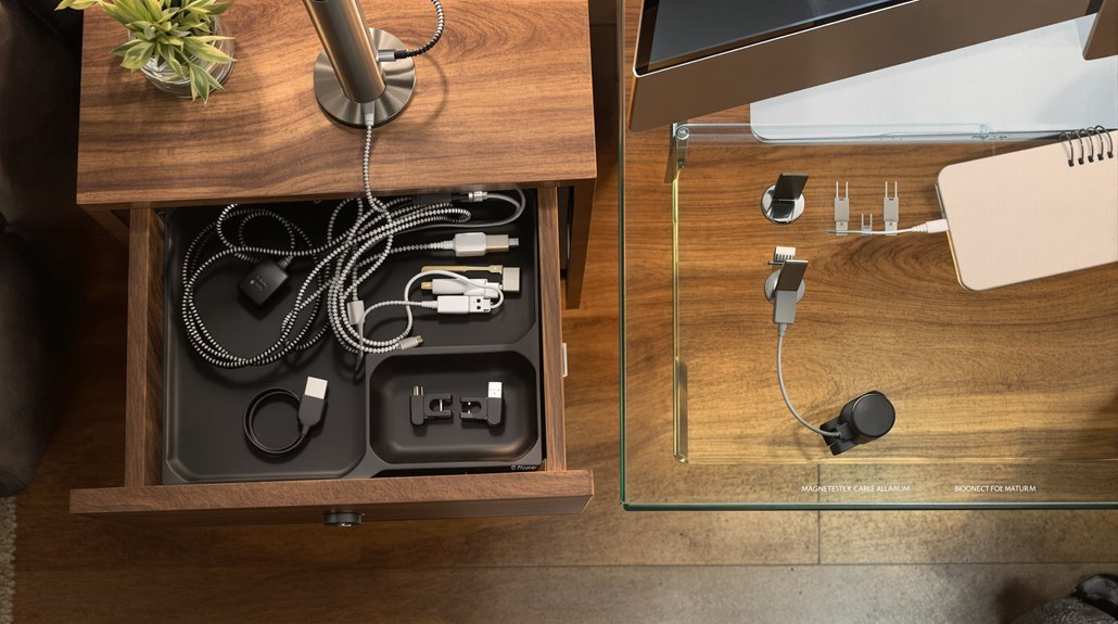 three cord durable discreet organizers