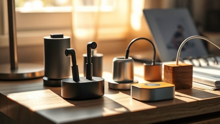 top nightstand and desk cable organizers