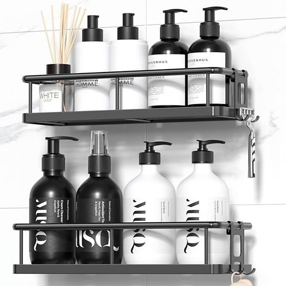 YASONIC Adhesive Shower Caddy – Rustproof No-Drill