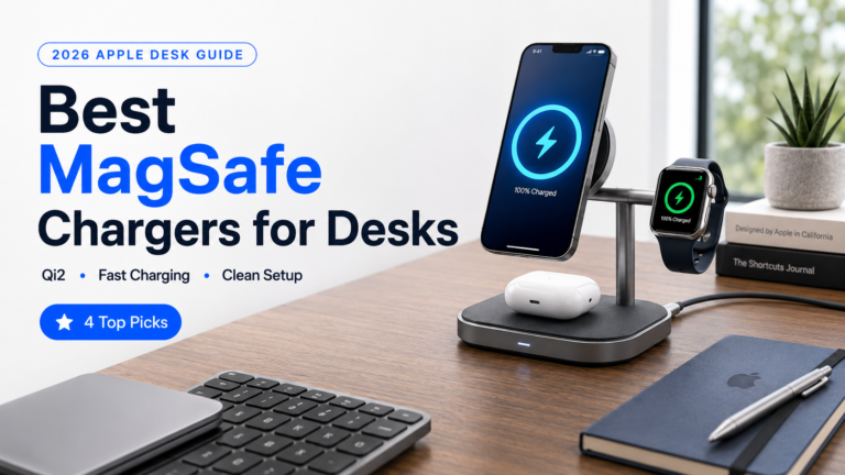 Best MagSafe Chargers for Desks to Keep Your iPhone Powered in 2026
