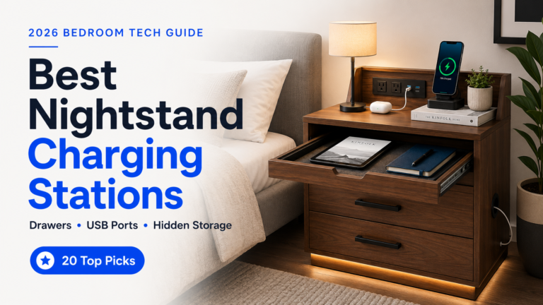 Best Nightstand Charging Stations With Drawer or Storage in 2026