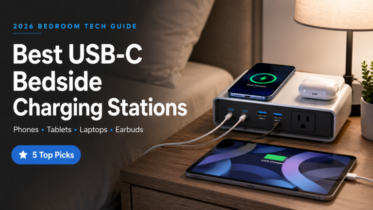 Best USB-C Charging Stations for Bedside Tables in 2026