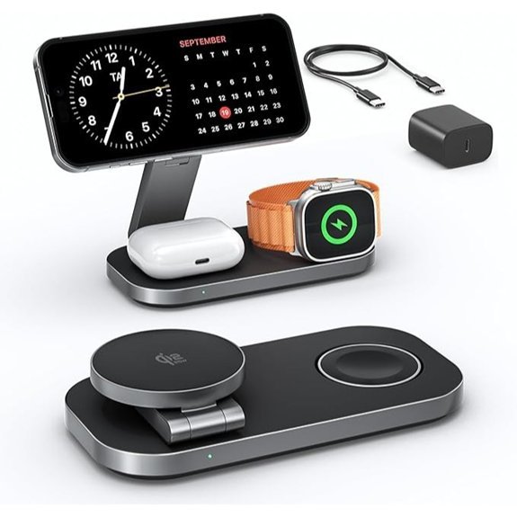 Apple 3‑in‑1 Qi2 25W Magnetic Wireless Charger Stand (MagSafe)