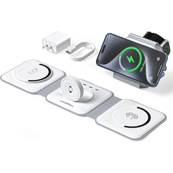 UCOMX 3-in-1 Foldable Wireless Charging Station for iPhone & Watch