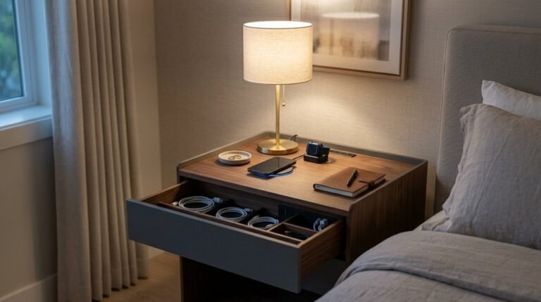nightstands with built in charging