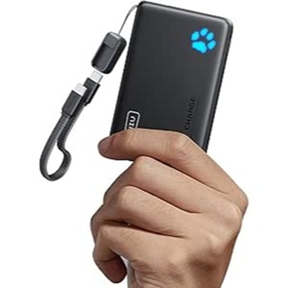 INIU 10000mAh PD Portable Charger with USB-C In/Out