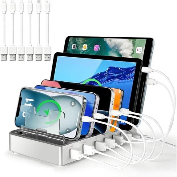 300W USB Charging Hub with 6 Ports