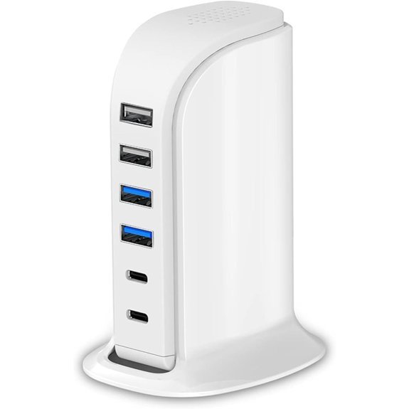USB Charger Upoy: 45W Multiport Charging Hub with USB-C