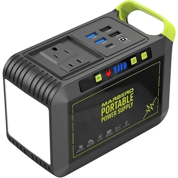 MARBERO 88Wh Portable Power Station with Solar Charging