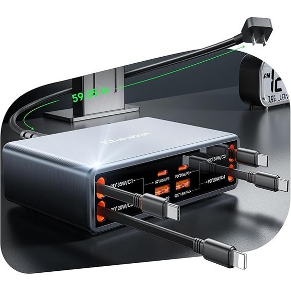 8-in-1 USB-C Charging Hub for Apple Samsung Devices