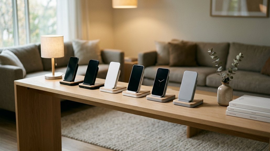 clutter free phone charging stations
