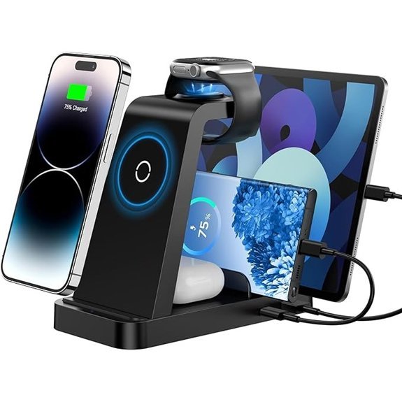 five in one wireless charging station